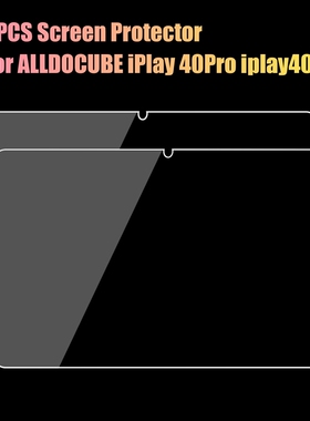 2PCS Screen Protector for ALLDOCUBE IPlay 40Pro Iplay40H Tab