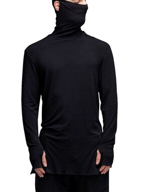 2020 New Autumn Winter Men's Turtleneck Sweater Black Se