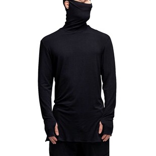 2020 New Autumn Winter Men's Turtleneck Sweater Black Se