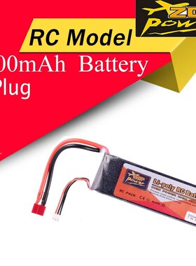 ZOP Power 7.4V 5000mAh 40C 2S Lipo Battery T  Rechargeable B