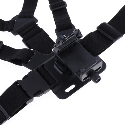 Adjustable Mobile Phone Chest Mount Harness Strap Holder Uni