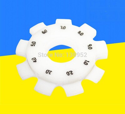 1-9mm Round plastic feeler gauge Accuracy 0.05mm for Automot