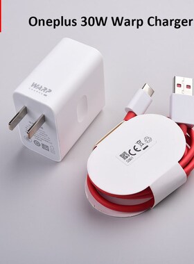 Oneplus 30W Warp Charger Cable 5V6A EU US Adapter 1M 6A Das