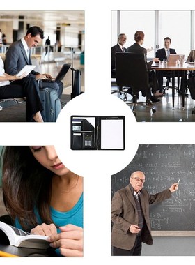 Portable Business Padfolio Portfolio Case,PU Portfolio Folde