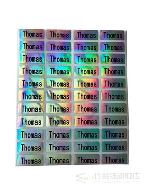 Colorful Changeable Name Sticker CustomWaterproof Personali