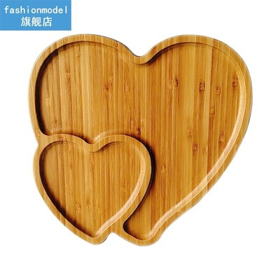 Dining Room Salad Plate Double Heart Shape Universal Dinner