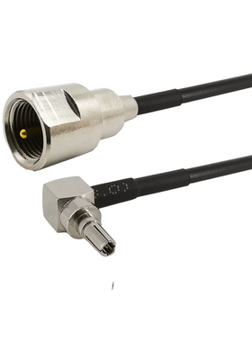 Right Angle CRC9 to FME Male Connector RG174 Pigtail Cable C