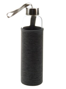 HOT Glass Sport Water Bottle with Tea Filter Infuser Protect