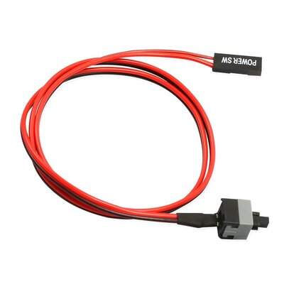 50Cm 2 Pin Sw Pc Power Kabel Op/Off Drukknop Computer Case H