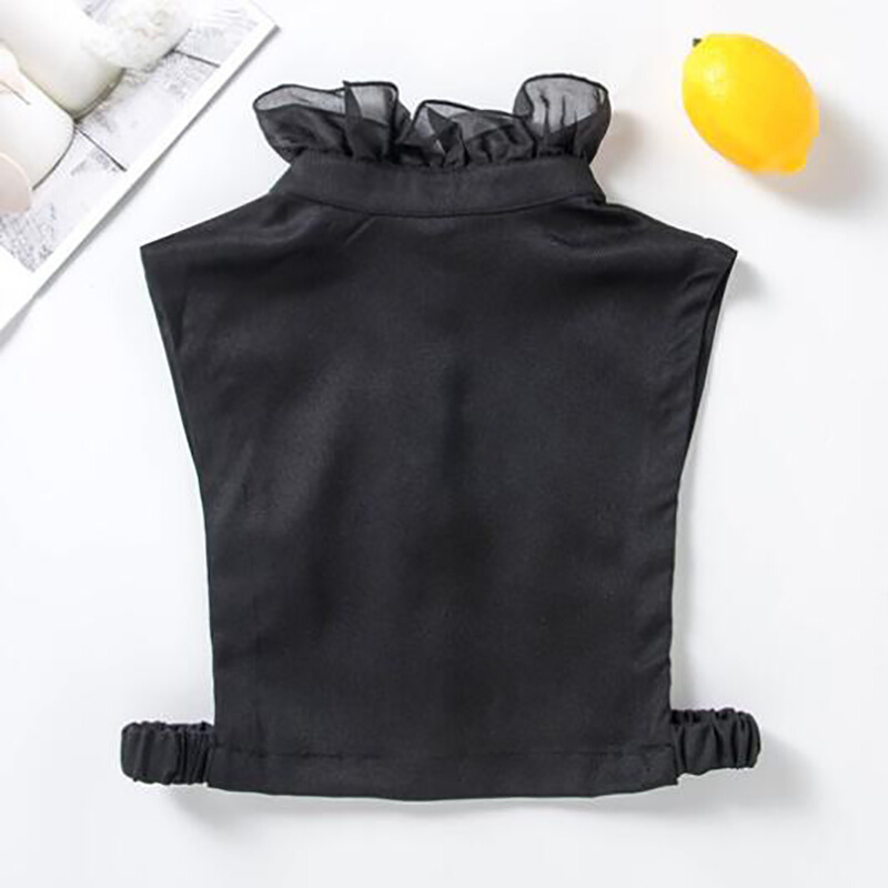 2022 feminino doce camada agaric babados suporte falso colar