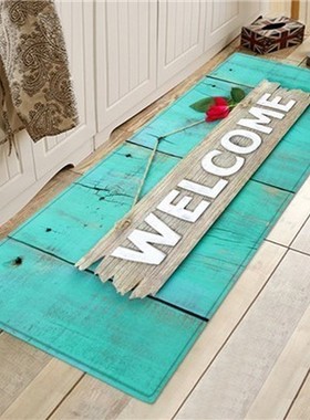 Door Entrance Mat Floor Mat Kitchen Carpet Long Non-Slip Flo
