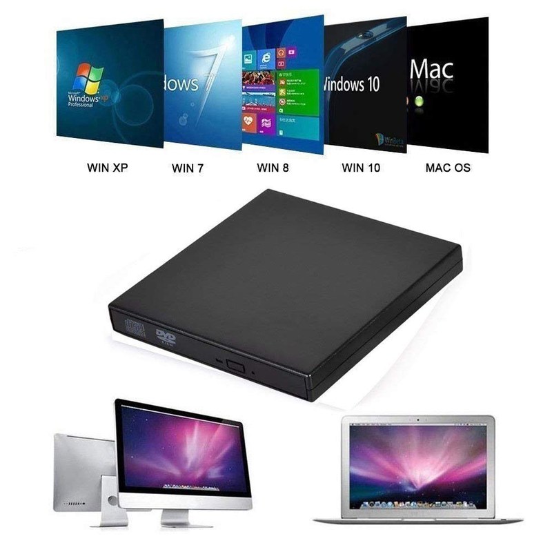 External Optical Drive SB 2.0 DVD/CD Player DVD-Rom  Mac Win