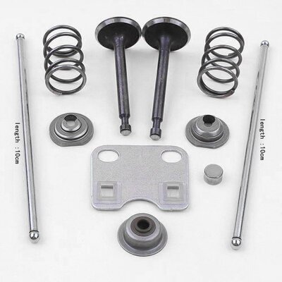 Engine Intake Exhaust Valve Kit Push Rod Guide Plate Parts F