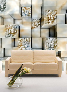 Custom Mural European Style High Quality 3D Stereoscopic