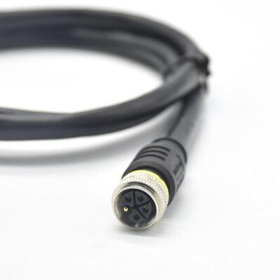 Connector M12 L-code Type/coded Rail Transit Power Supply Co