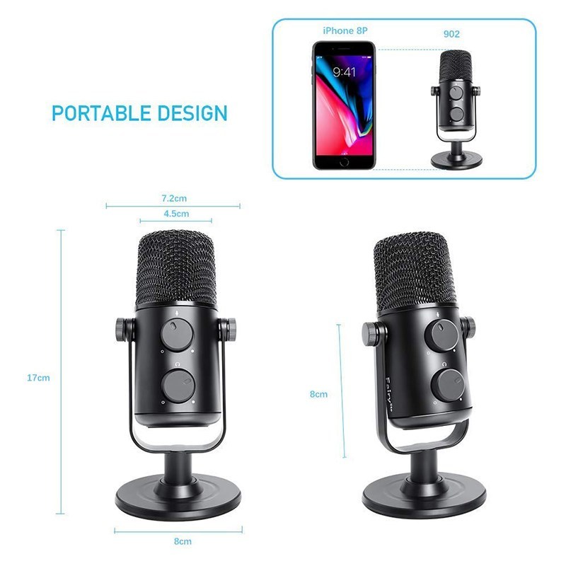 Original AU 902 USB Condenser Microphone Cardioid Sreaming