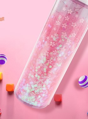 Stationery Box Quicksand Translucent Multifunctional Case Cy