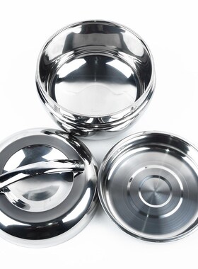 1 Layer Stainless Steel Thermal Insulated Lunch Box Bento Fo