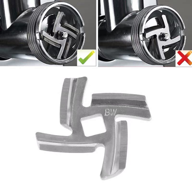 1Pc 50mm Diameter Stainless Steel Meat Grinder Blade Spare P