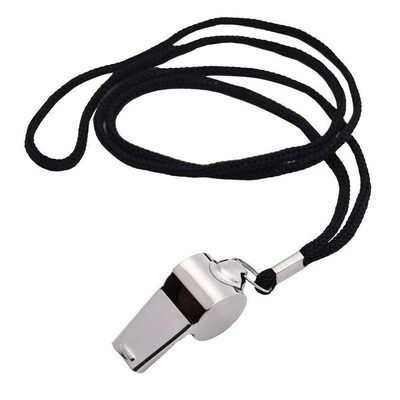 Referee Whistle Stainless Steel Extra Loud Whistle  School S
