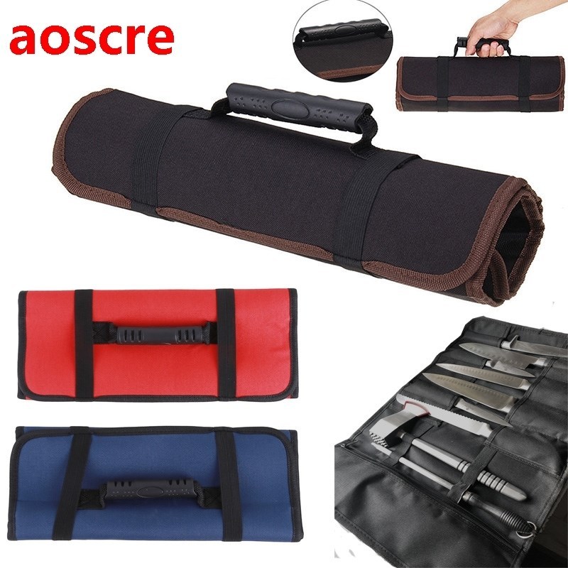 3 Colors Choice Chef Knife Bag Roll Bag Carry Case Bag Kitch