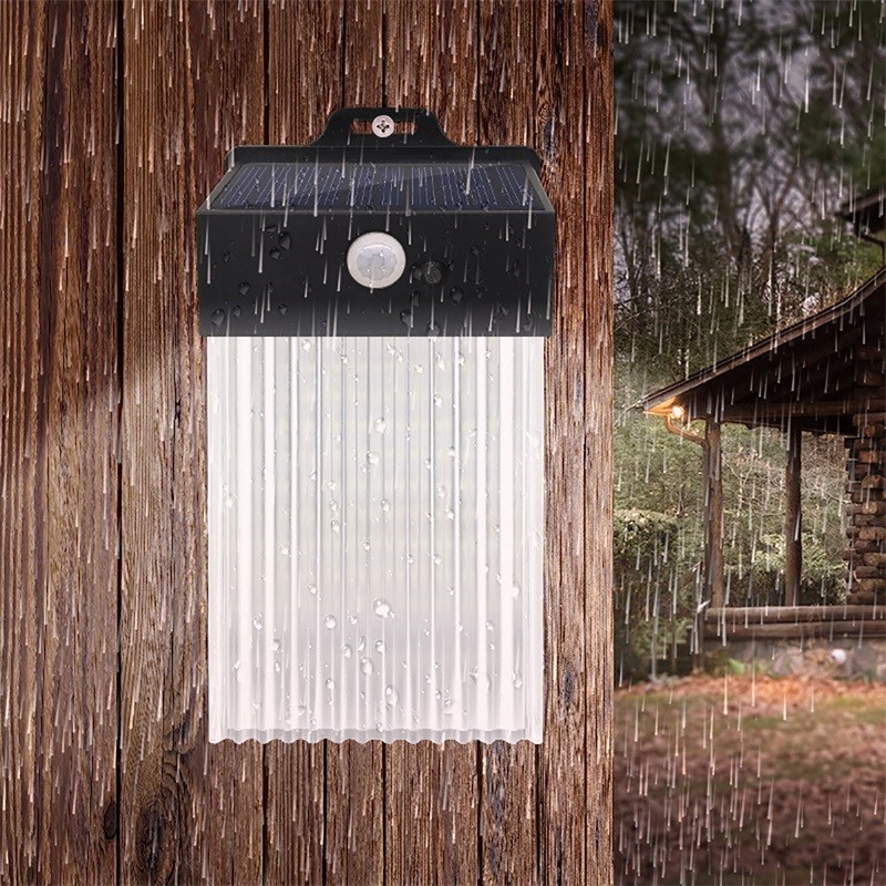 AOSONG Solar Outdoor Induction Wall Lamps Wall Street Light