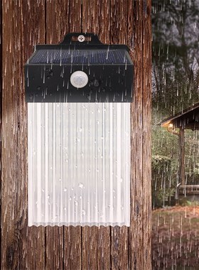 AOSONG Solar Outdoor Induction Wall Lamps Wall Street Light