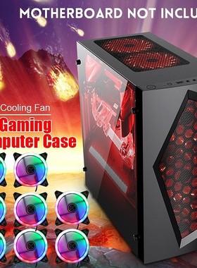 V3 ATX Computer Gaming PC Case 8 Fan Ports SB 3.0  M-ATX/Min