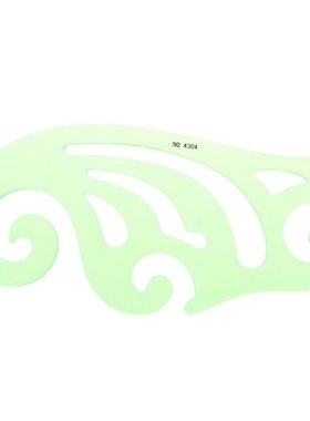 Students Plastic Drawing Template Curve Ruler Stencil Measur