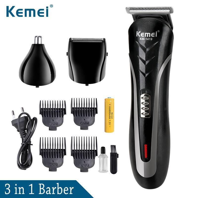 3 in 1Electric multi-function barber razor nose hair trimmer