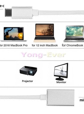 USB-C Type C USB 3.1 USB3.1 to Mini DisplayPort DP 4K HD Ada