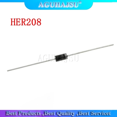 100PCS HER208 TUN-41 Schnelle Schalt Rectifier Diode 2A 100