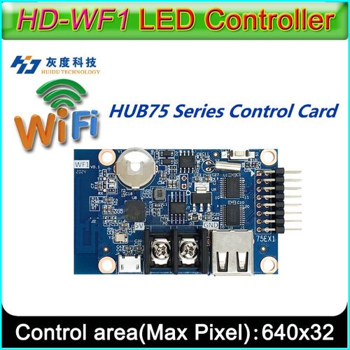 HD-WF1 HB75 Full color LED sign control card,Text and pictur