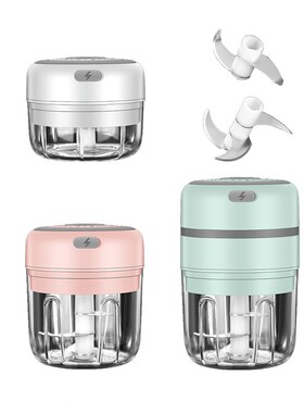 Wireless Mini Electric Mixer Garlic Machine USB Recharge  Fo