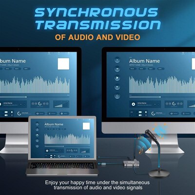 USB3.0 to Dual HDMI Video Capture Card 4K 1080P 60FPS PS4 X