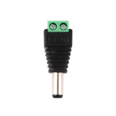 DC12V Plug Adapter Connector Male For 5050 3528 LED Strip Po