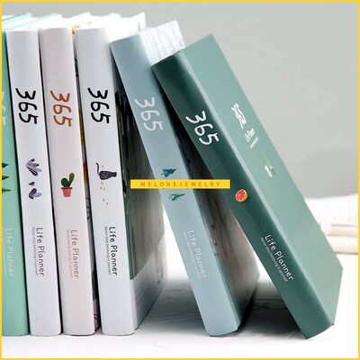Sharkbang 365 Days Colored Pages Diary Weekly Monthly Journa