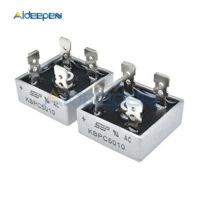 5PCS KBPC5010 5010 50A 1000V Phases Diode Bridge Rectifier