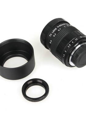 FUJIAN 50mm f/1.4  F1.4 Lens + C M4/3 Mount + Lens Hood