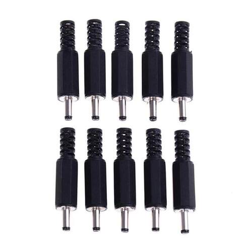 2/10pcs 1.35mm X 3.5mm Dc Male Power Plug Jack  Connector 适