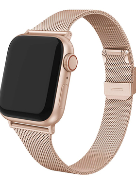 2022 strap For Apple Watch band 44mm 40mm Stainless steel