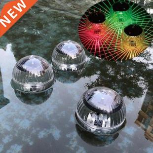 Led RGB Floating Pond Light Auto Sensor Solar Powered