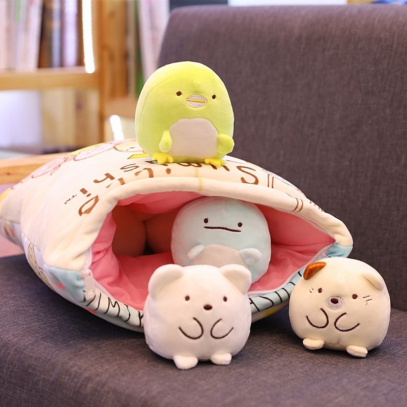 A Bag of 8pcs/6pcs Sumikko Gurashi Plush Toy Japanese Anima