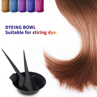3Pcs/Set Black Hair Dyeing Accessories Kit Hair Coloring Dye