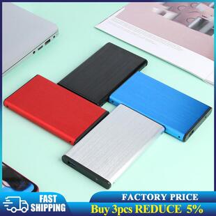 USB 3.0 External Hard Disk Box Aluminum Alloy 6Gbps 2.5 inch