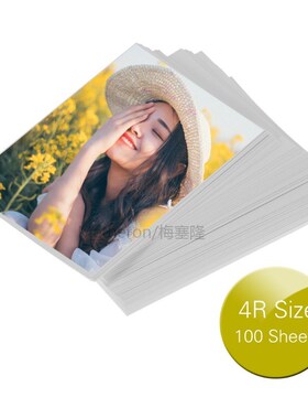 100 Sheets 4R Glossy Photo Paper 200gsm Waterproof Resistant