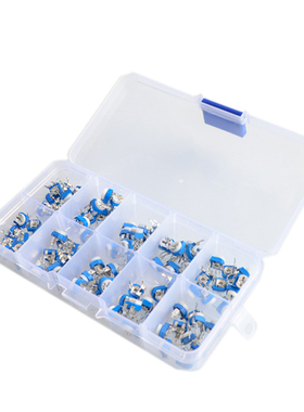 100pcs/Box RM065 Potentiometer Adjustable Resistor Kit 500 -