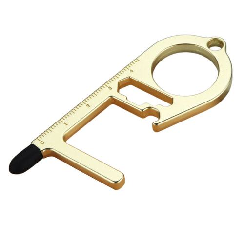 Keychain Door Opener Touch Screen Mobile Phone Holder Bottle