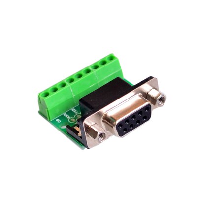 DB9 RS232 Serial to Terminal Female Adapter Connector Breako
