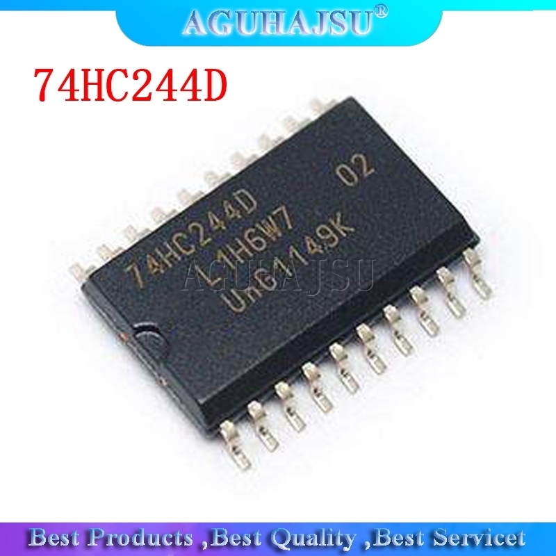 10PCS 74HC244D 74HC244 SOP20 SOP SN74HC244DWR SMD new origin